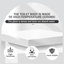 Toilette intelligente 10 po, capteur activé, siège chauffant, bouclier en mousse, lavage de bidet, filtration d'eau et stérilisation
