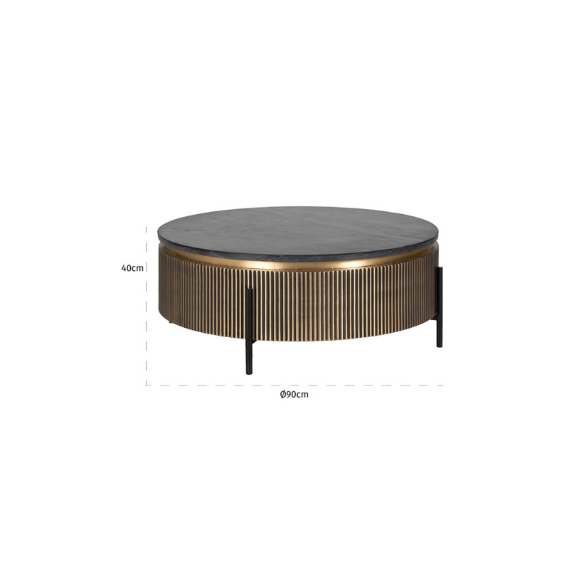 Ironville Marble Coffee Table