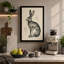 Watchful Hare Botanical - Wrapped Canvas-1885831690-1885831729
