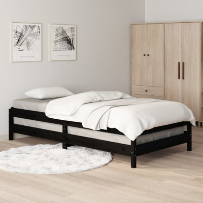 Jigme Solid Wood Bed