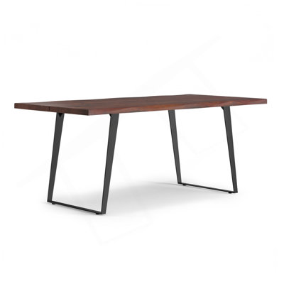 Table de salle à manger Delta en noyer foncé