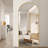Ezio Arch Wood Full Length Wall Mirror with Bracket-234877868-198518245
