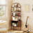 71" Arched Etagere Bookcase with Cabinet-1037101440