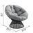 Charlcy Swivel Papasan Chair with Cushion-409659580