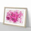 Wall Of Bright Pink Roses Watercolour - Picture Frame Graphic Art-56882097-56882100