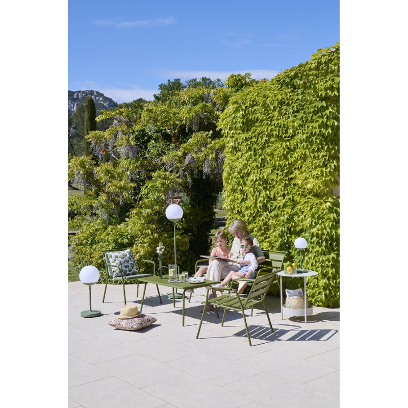 Salsa Outdoor Round Side Table, Liquorice