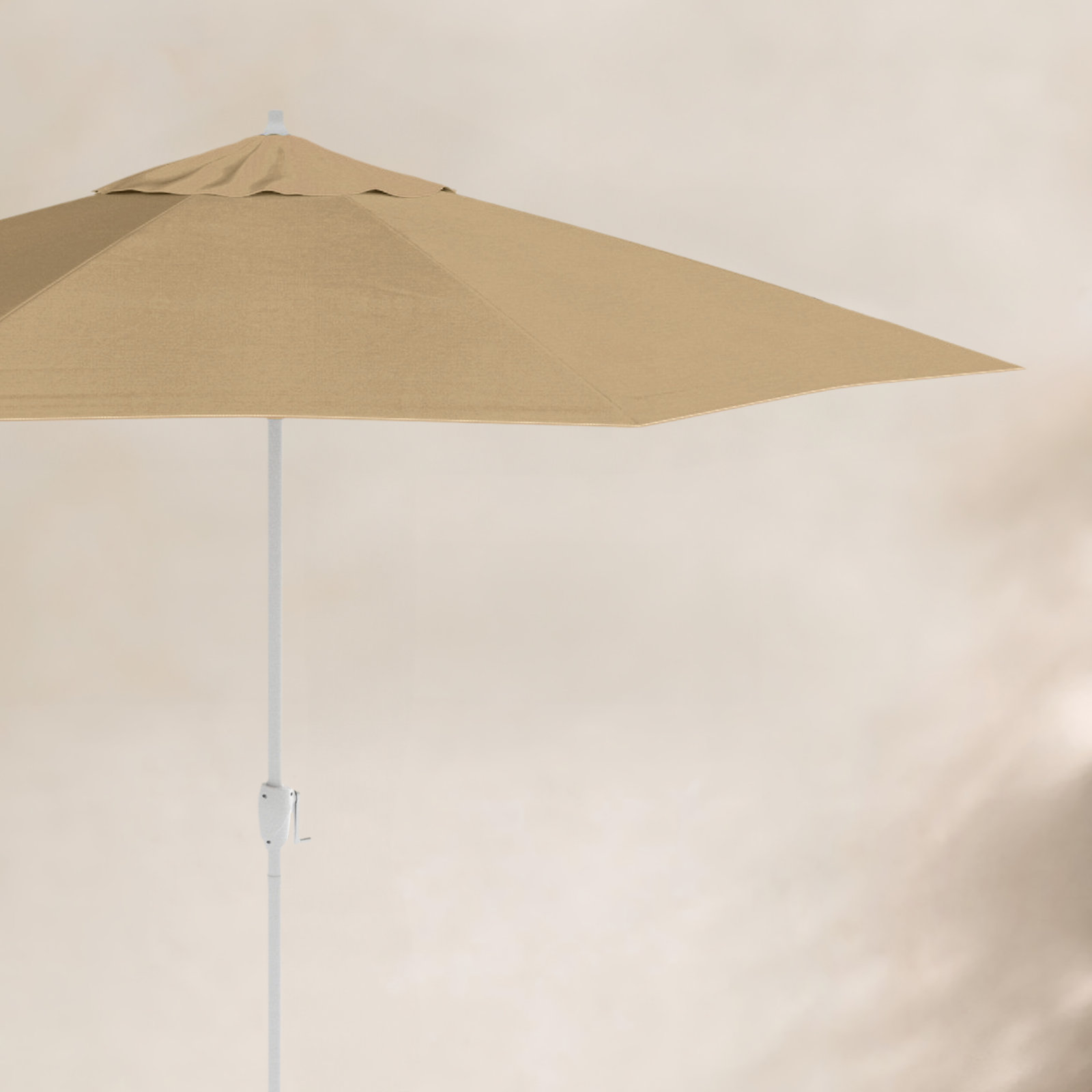 Kenne Sunbrella® Outdoor Umbrella, Antique Beige Sunbrella® Canvas, 108" W x 108" D