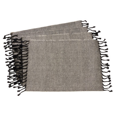 Tassel 20" Jute/Cotton Placemats