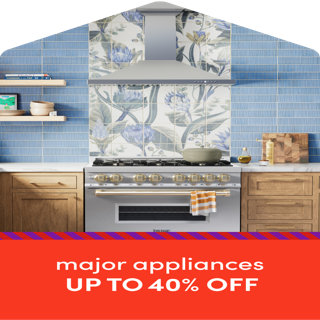Major appliances up to 40% off