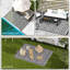 Tapis d'extérieur imperméable réversible - Tapis de camping portatif avec sac de transport-1631412610
