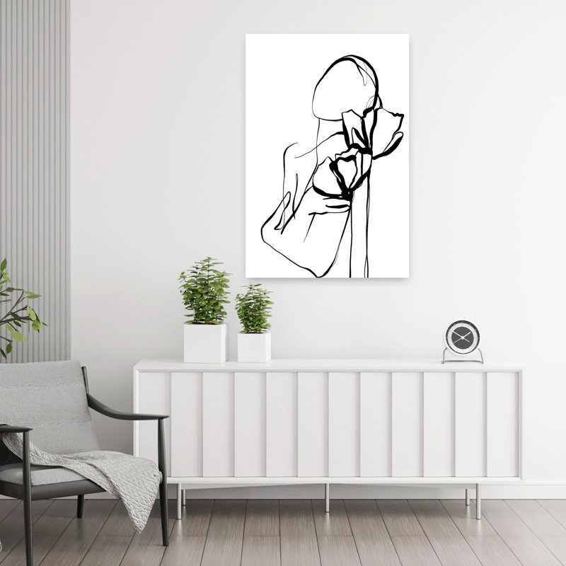 Art contemporain, art contemporain abstrait, H 36 po x l 24 po