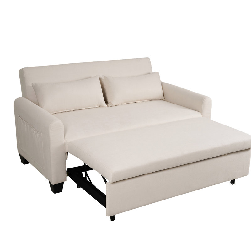 Pull-Out Sofa Bed, Beige