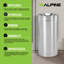 Poubelle en acier inoxydable 27 gallons-101587327