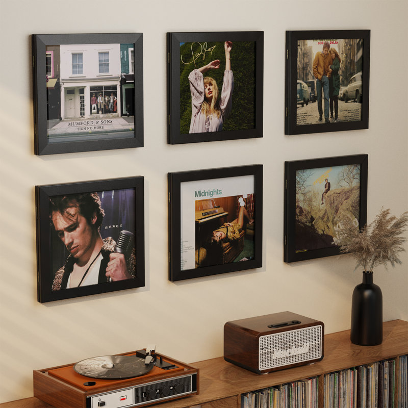 1 14.4 " H Media Shelves, Black