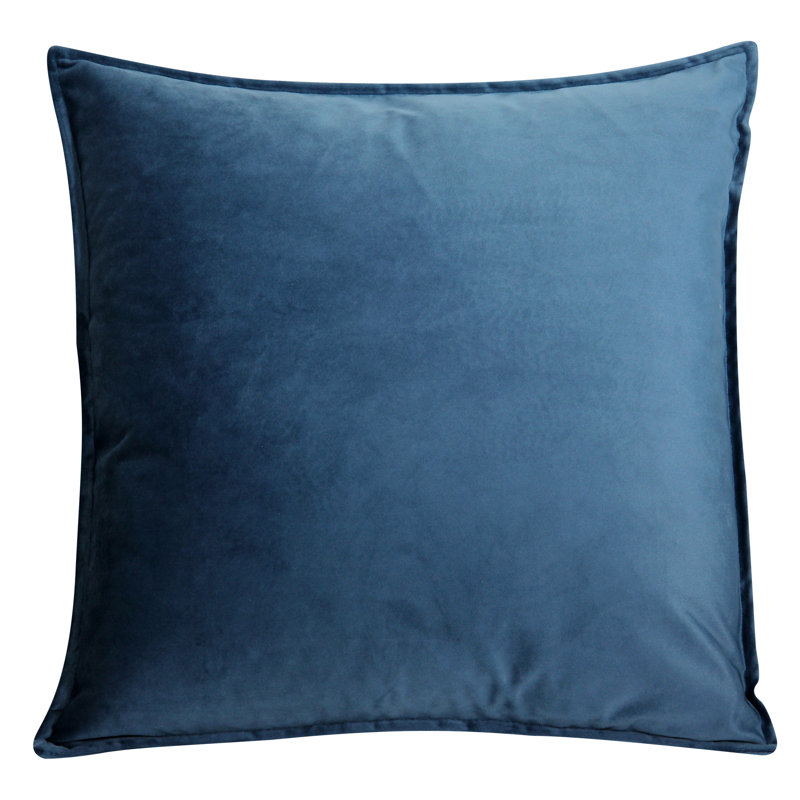 Housse de coussin carré, Bleu paon, Carré 26 po