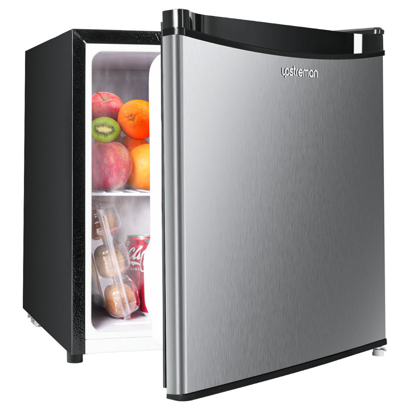 1.7 Cu.Ft Single Door Mini Fridge, ENERGY STAR, Silver