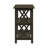 2-Shelf Wood Entryway Console Table, Deep Merlot