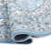 Tapis oriental bleu clair / ivoire / noir / gris Mountview