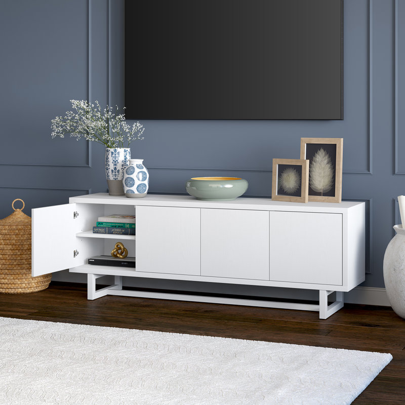 Cutler TV Stand for TVs up to 75", White