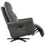 Fauteuil inclinable électrique pivotant en cuir Longin-329067064