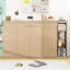 Lit escamotable en bois avec tablettes intégrées-2060741105-2062269892