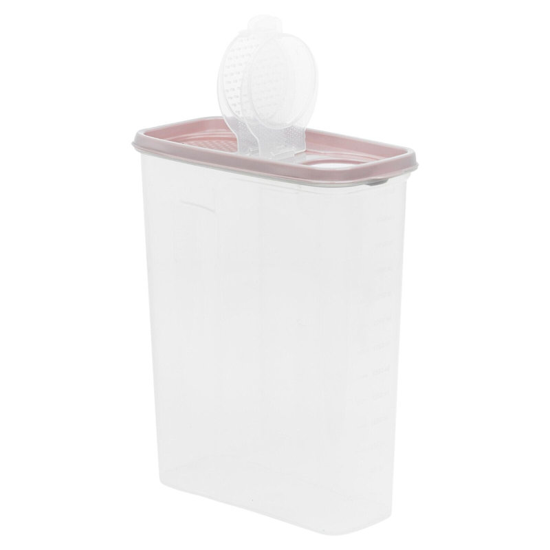 Selina Food Storage Container, Pink/White