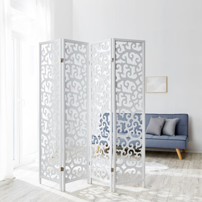 Caius Wood Room Divider