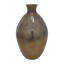 Vase rond bulbeux texturé en verre à champagne-1009965030