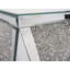 Aldrina Glass Top Block End Table