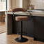 Ghent Swivel Upholstered Adjustable Height Counter Stool with Metal Frame-49237929