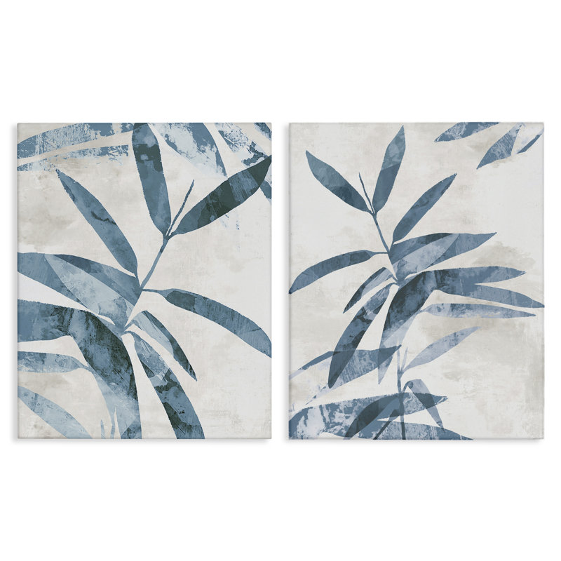 Ensemble de toiles tropicales 2pc, conception par Aoibhne Hogan, H 20 po x l 16 po