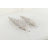 Aluminum Metal Leaf Decor Tray Set-524681241