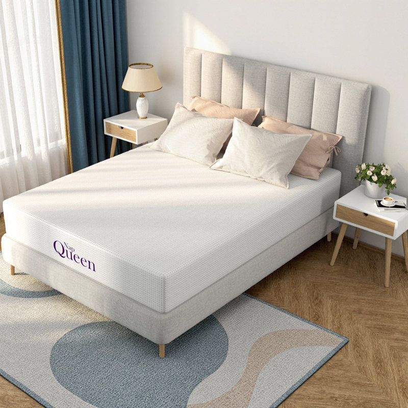 LUMERIS 12-Inch Twin Size Memory Foam Mattress with Charcoal Infusion, Medium Firm Support for Stomach Sleepers, Silky Cover & Rolled Delivery