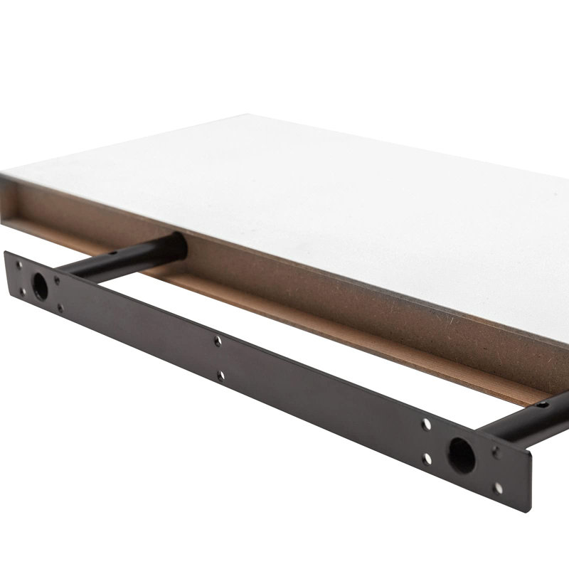 Derrance Floating Shelf, White, 3.8cm H x 80cm W x 22.9cm D  