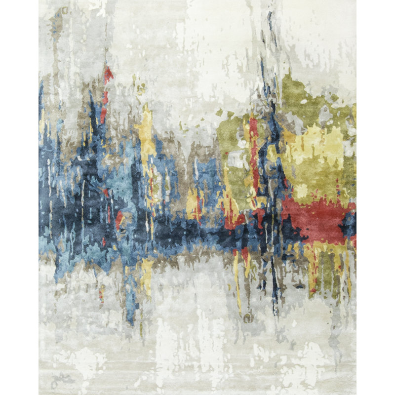 Abstract Area Rug, Rectangle 5' x 8'
