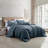 Modern Threads - Beck Comforter Set - Down Alternative Brushed Microfiber - Elegant All Season Bedspread Set - includes Comforter, Shams, & Decorative Pillow-58825148-51159854