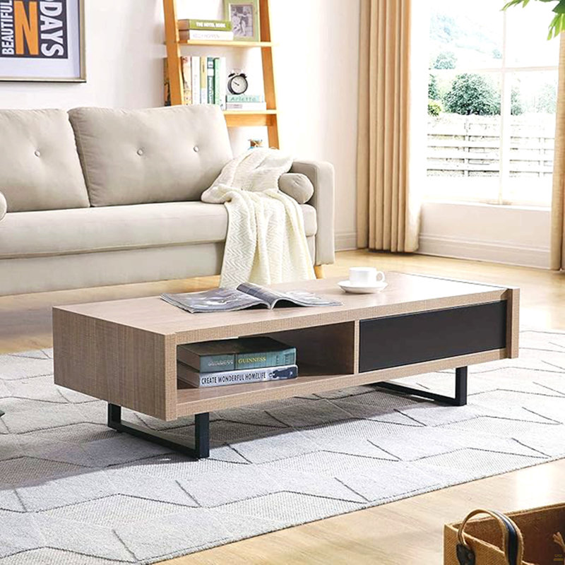 Table basse Mid-Century Modern Ash
