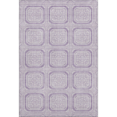 Premium Machine Washable Elize AMF1451 Geometric Rug