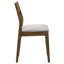 Chaise rembourrée Jacobs brun foncé (ensemble de 2)