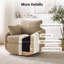 Chaise d'appoint moderne pivotante à 360 ° avec revêtement Sherpa Boucle-1362724267