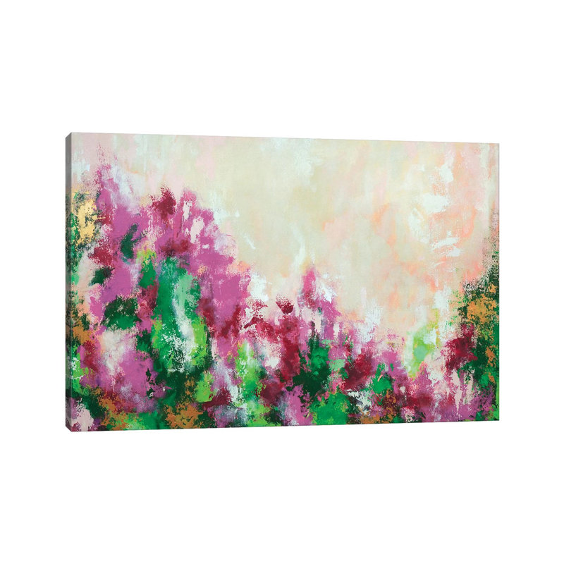Blossomed by Monika Mickute - Wrapped Canvas Painting, 30.48 cm H x 45.72 cm W