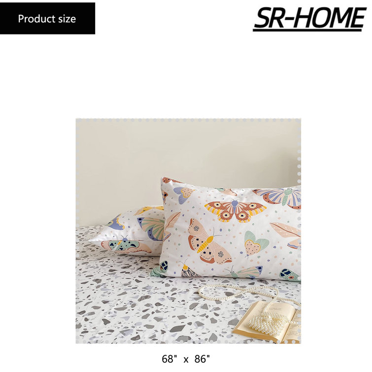 SR-HOME 100% Cotton Duvet Cover Set