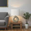 Lampe de table standard en céramique avec abat-jour brun ivoire Greta, H 23,76 po x l 15,8 po x P 10,73 po