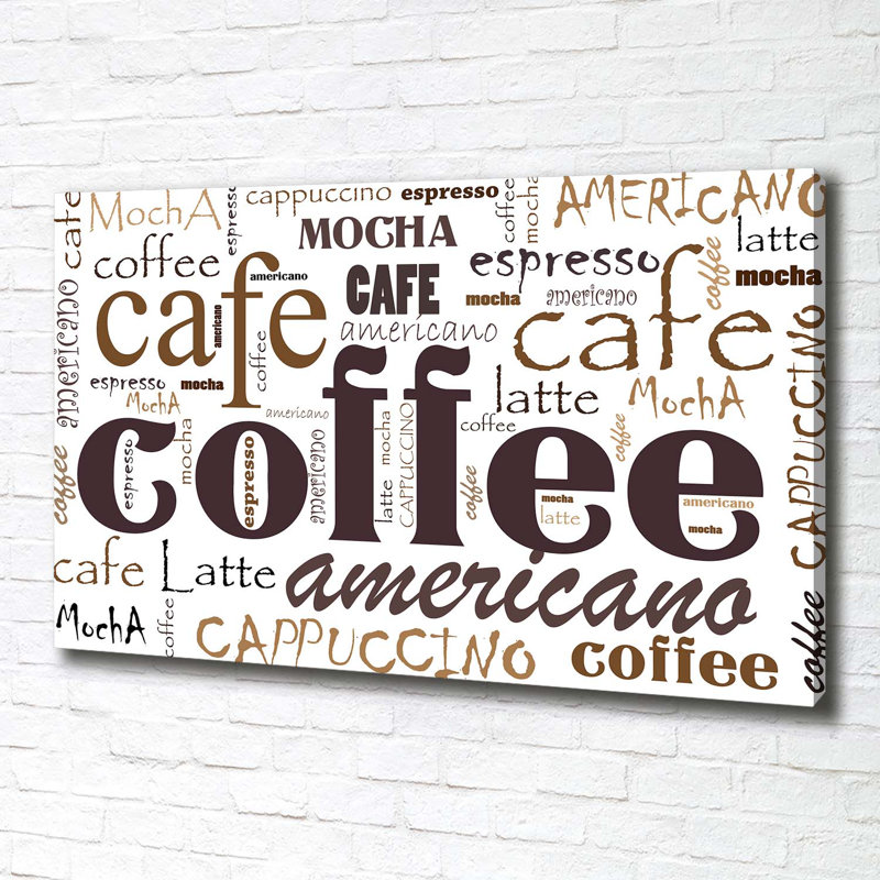 Coffee - Wrapped Canvas Print
