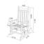Ensemble de chaises berçantes toutes saisons avec table d'appoint-1779492951