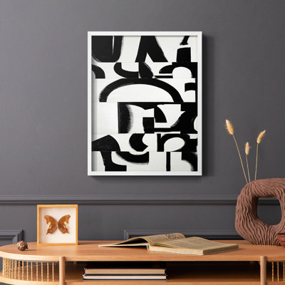 Prosperous Elements V11 Framed Print - Solid Wood