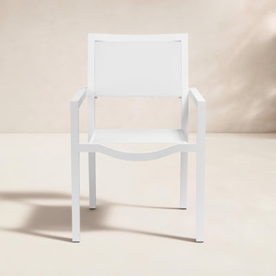 Curacao Stackable Aluminum Patio Armchair