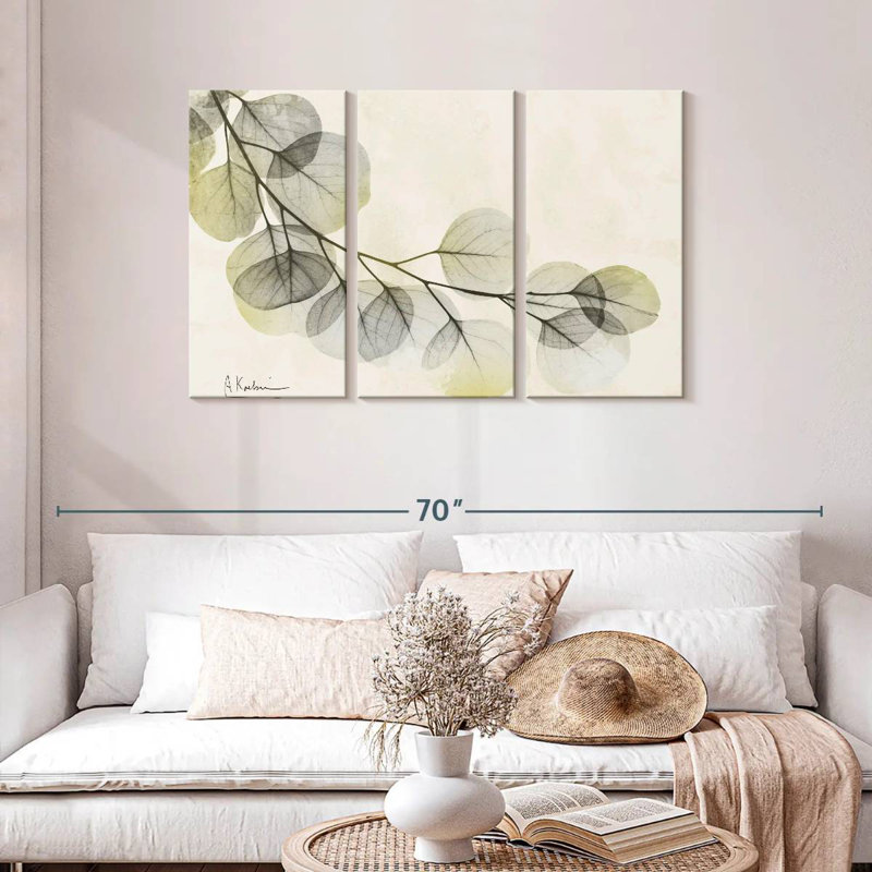 Harnek Sunkissed Eucalyptus I, 28" H x 45" W