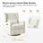 Ceandra 29.5" Wide Swivel Glider Power Recliner with Built-In Nightlight (Set of 2)-106912978