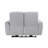 Eastre Gray Chenille Power Motion Loveseat W/USB Port
